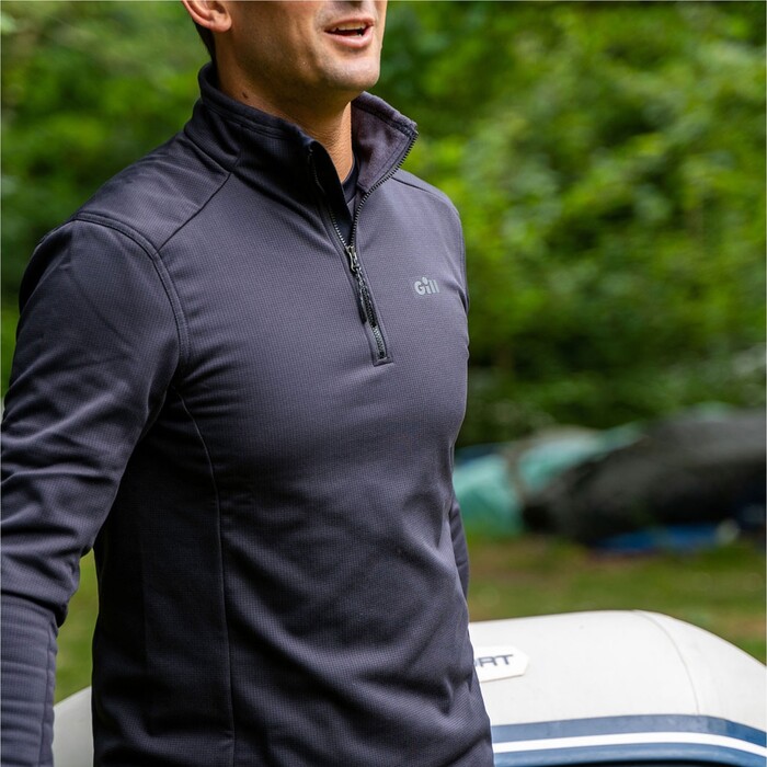 Gill Hombres 2024 1/4 Zip Top 1085 - Black